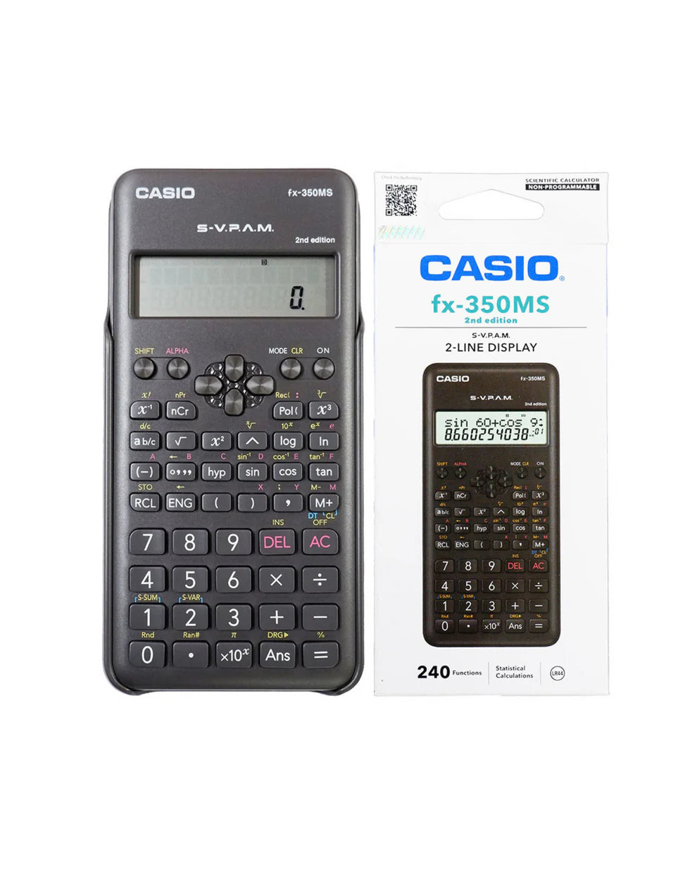Casio FX 350MS Scientific Calculator 10 2 Digits in Qatar