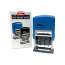 Shiny Self Ink Stamp Dater Blue (S-400)