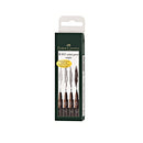 FABER-CASTELL PITT ARTIST PENS SET OF 4 "SEPIA" FC167101