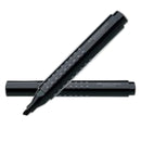 FABER-CASTELL GRIP PERMANENT MARKER CHISEL TIP PKT OF 10PC BLACK FC150399