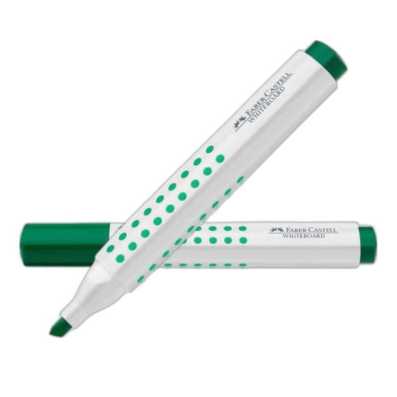 FABER-CASTELL WHITEBOARD MARKER GRIP CHISEL TIP 1586 GREEN FC158663