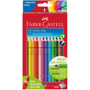 FABER CASTELL JUMBO GRIP COLOUR PENCIL 12 COLOUR FC110912