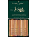 FABER CASTELL PITT PASTEL PENCILS TIN OF 24 COLORS FC112124