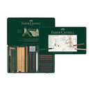 FABER-CASTELL PITT MONOCHROME SET 33PC TIN FC112977