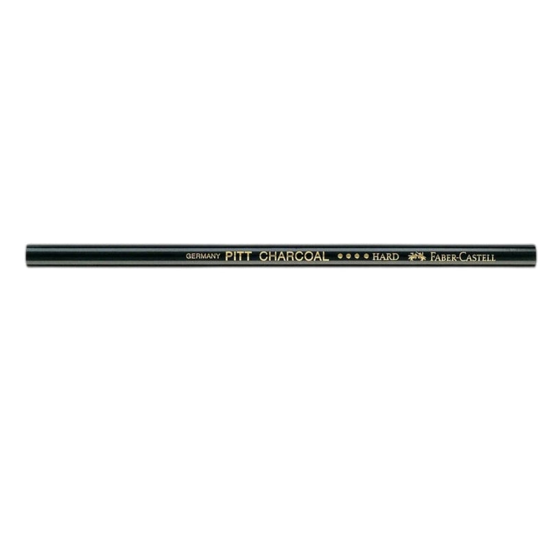 FABER CASTELL PITT COMPRESSED CHARCOAL PENCILS HARD 6PC FC112993