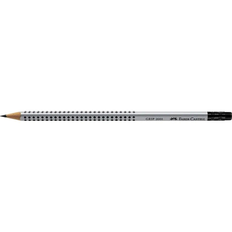 FABER-CASTELL TRIANGULAR GRIP 2001 HB PENCILS WOODEN ERASER FC117000