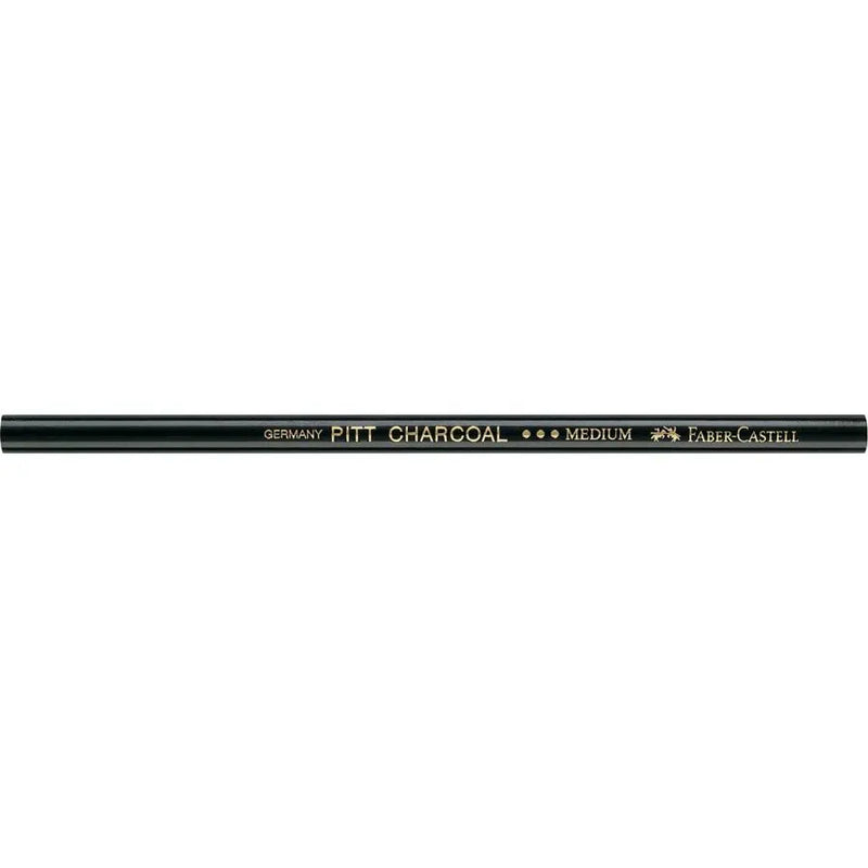 FABER CASTELL CHARCOAL PENCIL PITT WAXFREE BLACK MEDIUM FC117400