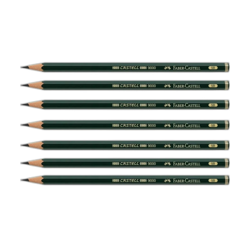 FABER-CASTELL GRAPHITE PENCIL CASTELL9000 5B FC119005