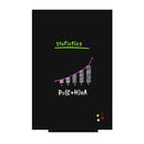 Skin liquid lacquered surface black chalk board 100x150cm Rocada made in Spain - 6821V19