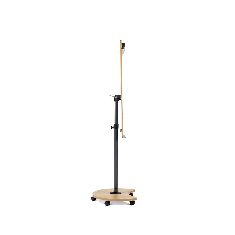 Mobile lacquered flipchart board with 2 arms transformable into a table Rocada made in Spain NAT0618