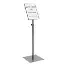 Display adjustable poster stand BS0706S A3 white Rocada made in Spain