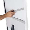 Mobile flipchart board RD-617 with 2 arms magnetic Rocada made in Spain