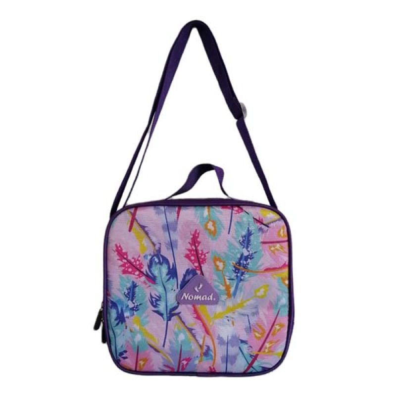 NOMAD KIDS PRIMARY LUNCH ABSTRACT FEATHER BAGS (ND-LB16AF)