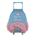 NOMAD PRE SCHOOL TROLLEY CUTE OWL BAGS (ND-TB14CO)
