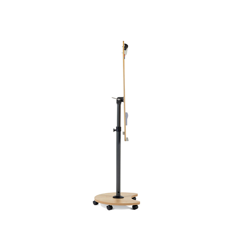 Mobile lacquered flipchart board with 2 arms transformable into a table Rocada made in Spain NAT0618