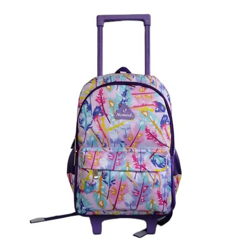NOMAD KIDS PRIMARY TROLLEY ABSTRACT FEATHER BAGS (ND-TB16AF)
