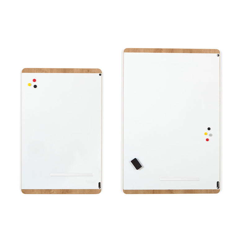 Natural - whiteboard magnetic and lacquered Rocada made in Spain - NAT6420 melamine oak finish panel