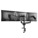 Premium Triple Monitor Gas Spring Mount with Usb Ports