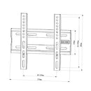 Premium Slim Profile Fixed Tv Wall Mount