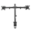 Premium Single Pole Dual-Monitor Steel Articulating Monitor Arm