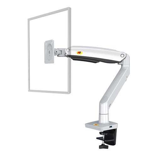 Premium Single Monitor Gas Spring Aluminium Desktop Mount