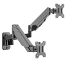 Premium Gas Spring Arm Double Monitor Wall Mount