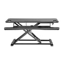 Premium Gas Spring Sit-Stand Desk Converter With Keyboard Tray Ergonomic Mount