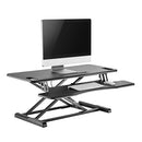 Premium Gas Spring Sit-Stand Desk Converter With Keyboard Tray Ergonomic Mount
