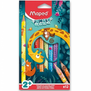 MAPED JUMBO JUNGLE COLOR PENCIL PACK OF 12COLORS (MD-863700)