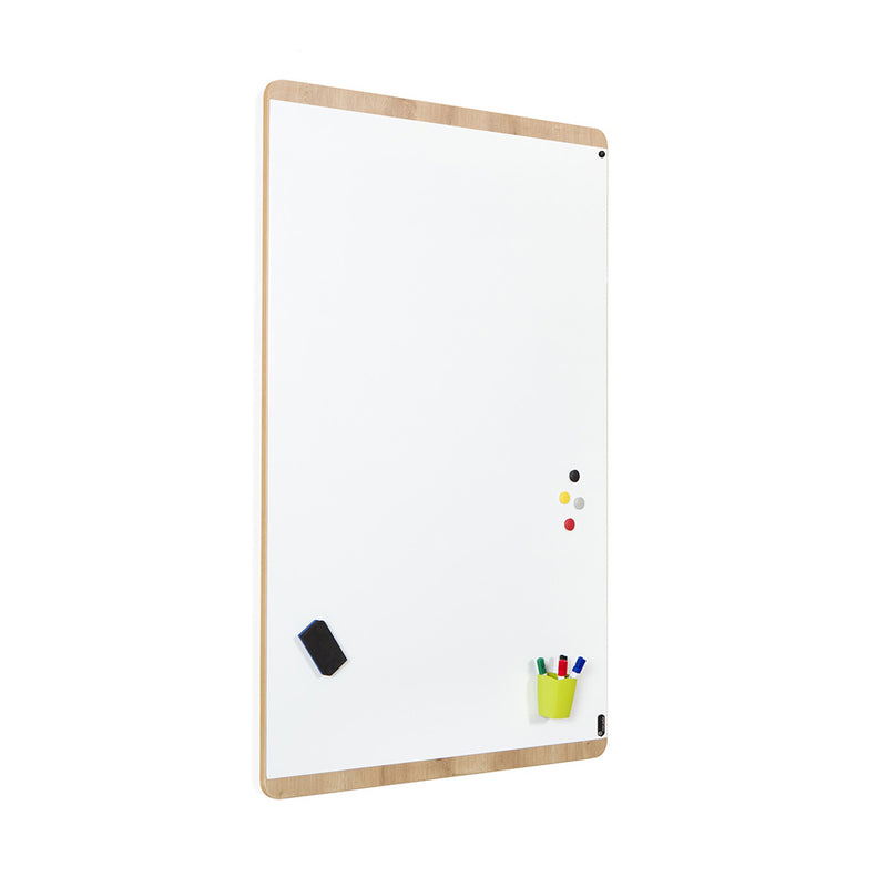 Natural - whiteboard magnetic and lacquered Rocada made in Spain - NAT6420 melamine oak finish panel