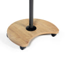 Mobile lacquered flipchart board with 2 arms transformable into a table Rocada made in Spain NAT0618