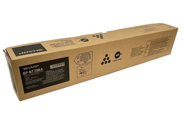 Sharp بي بي-FT70BA Black Toner Cartridge, ~40,000 Pages Yield, For BP-50C31 | BP-FT70BA
