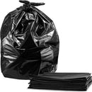 Heavy Duty Garbage Bags/Trash Bags Black  (120x140CM)- 80 Microns  -14 KG  (80 Pcs)