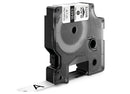 Compatible DYMO Rhino 18483 Permanent Polyester  12mm x 5.5m Label Tape Black on White