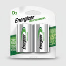 Energizer NH50 BP2 D Size Rechargeable Battery (2-Pack)