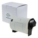 Compatible Brother DK-11241 Label Roll, Removable Continuous Paper, Black on White, 102mm x 152mm , 200Labels