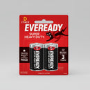 Eveready 1250 D Super Heavy Duty Batteries (2-Pack)