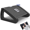 Adjustable Ergonomic Under-Desk Foot Rest with Massage Points and Rollers for Home & Office