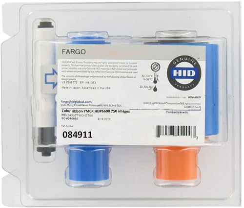 Fargo 84911 Color Ribbon - YMCK - 750 prints