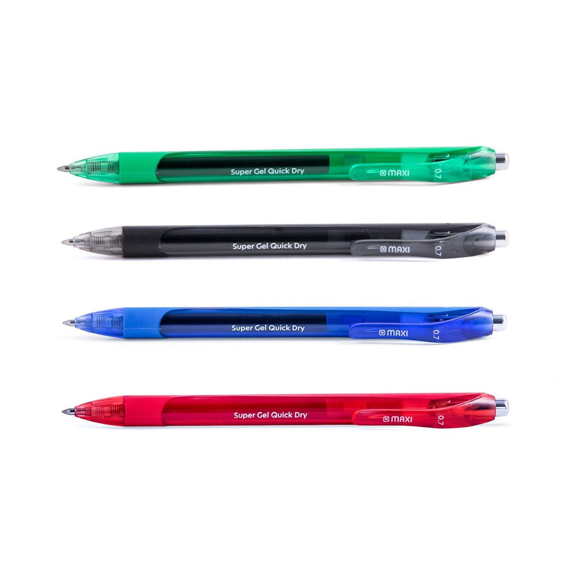 Maxi Super Gel Pen 0.7 mm (Pack of 12)