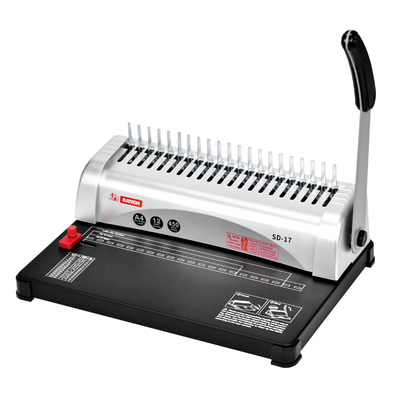 Rayson SD-17 Manual Plastic Comb Binding Machine