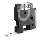 Compatible Dymo RHINO 18444 vinyl 12mm x 5.5m Label Tape Black on White