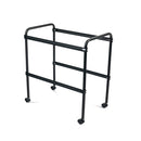 File trolley folio size (65x68x36cm) Rocada made in Spain mobile metallic 2-level file trolley RD-300