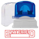 Shiny OA Pre-inked Stamp Entered Red (EN017-P)