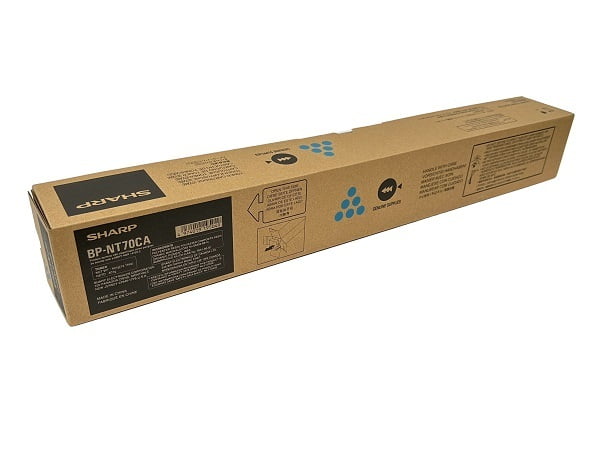 Sharp BP-FT70CA Cyan Toner Cartridge, ~24,000 Pages Yield, For BP-50C31 | BP-FT70CA