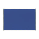 Upholstered Blue fabric Noticeboard with Aluminium frame 120x180cm RD-6608 Rocada made in Spain