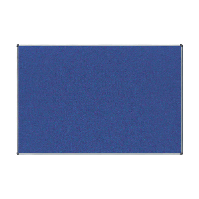 Upholstered Blue fabric Noticeboard with Aluminium frame 120x180cm RD-6608 Rocada made in Spain