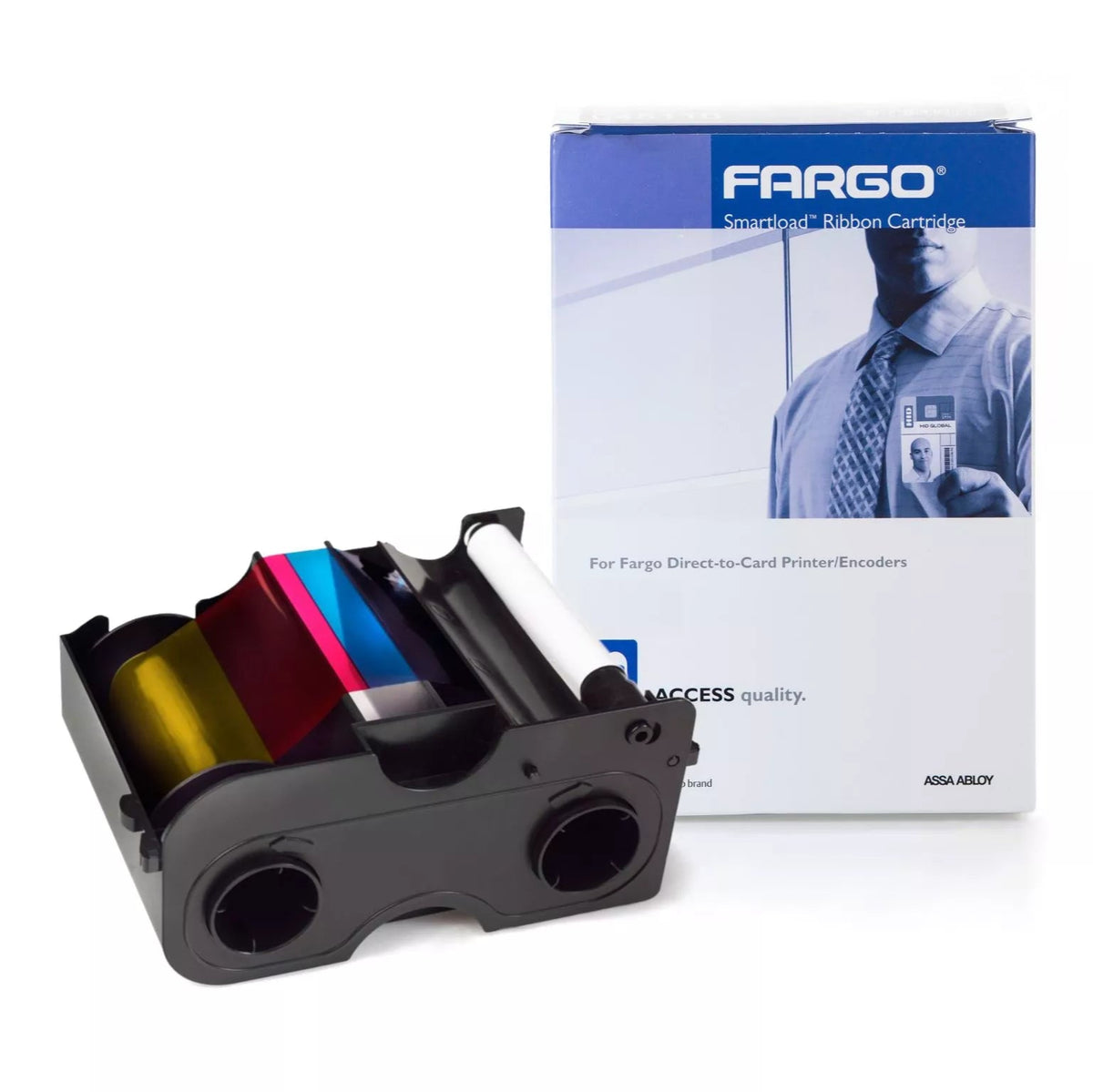 Fargo 45000 YMCKO Full Color Ribbon for DTC1000 & DTC1250e