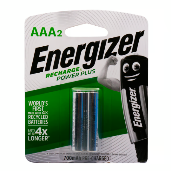 Energizer Rechargeble Battery AAA2 (Pack of 2)