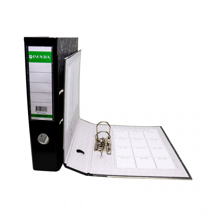 Cardboard Box File 75mm F/S (2 Ring) Black in Qatar